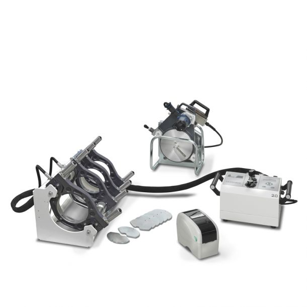 Stuksvejsemaskine, Hrner 160 mm, Weldcontrol 2.0 inkl. Hvl, spejl, trykkarakteristik og reduktioner i aluminium (40, 50, 63, 75, 90, 110, 125, 140). SN:_________