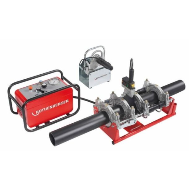 Rothenberger P160B Komplet st  inkl. reduktioner 40, 50, 63, 75, 90, 110, 125, 140 og trykkarakteristik SN:________________