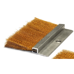 150 mm. Lige fosfor bronze b�rste elektrode