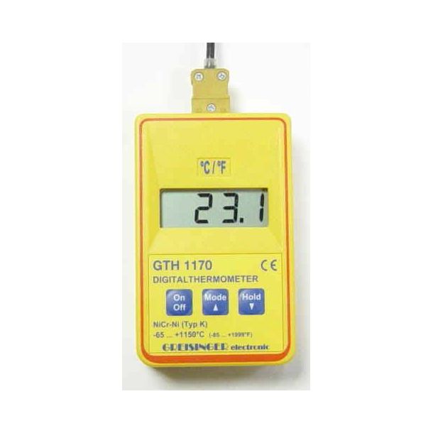 XXXTermometer GTH 1170. Type K.  -65C til 1150C. Eksklusiv flere