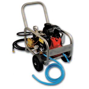 TPM 50 benzin trykprvepumpe, 50 bar, trykjusteringsventil,  ca. 14L/min.