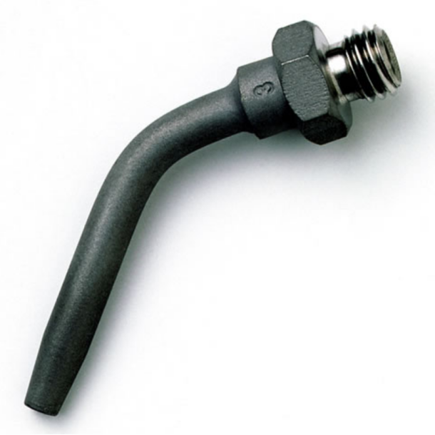 Rund dyse M10 - indvendig 5 mm.  udvendig 6,5 til 7,8 mm.