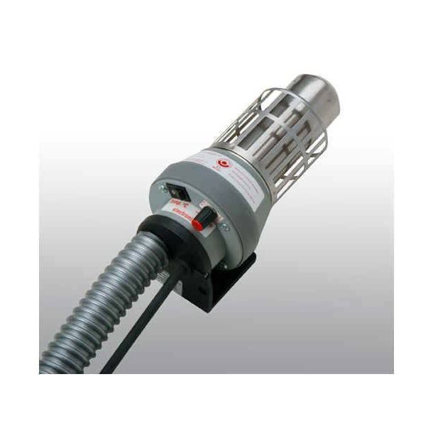 Varmluft vrktj type 3000E, 400V 3000W - Elektronisk indstillelig. 50 dyse med beskyttelsesgitter 1074