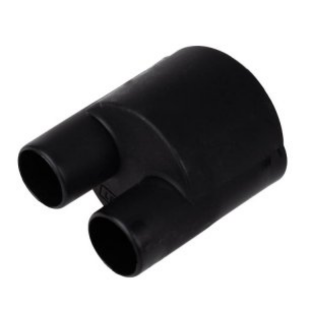 Slangetilslutningsadapter 1 x 38mm indvendig / 2 x 19mm udvendig