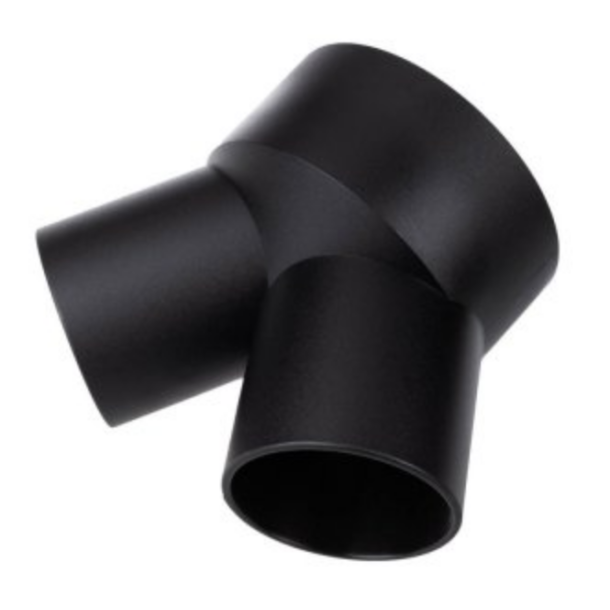 Slangetilslutningsadapter 1 x 90 mm indvendig / 2 x 60 mm udvendig