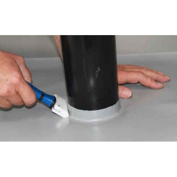 Teflon pressure shoes for membranes. Width 55 mm.