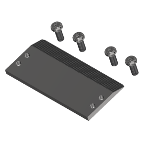 Blade for inside debeader 500-900 mm. Dimensions 100x47 mm. with 4 pcs. mounting holes..