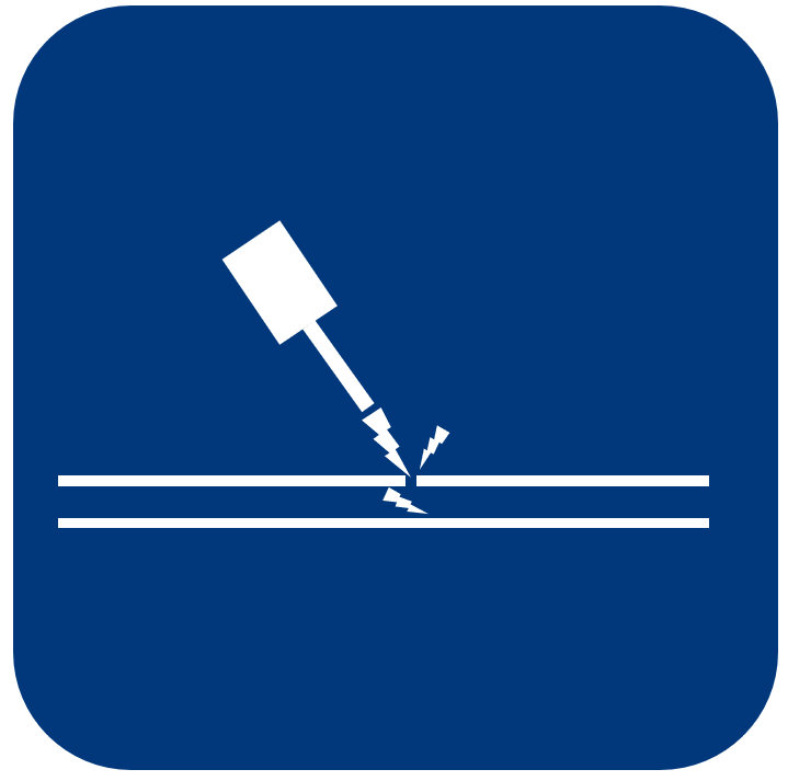 Spark testers for testing welds in plastic sheets and membranes Holm