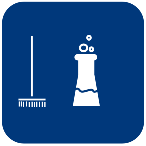 Rengøring, rense væske og renseservietter til plastik