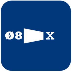 Dyser Ø8 til varmluftsvejsning af plastik