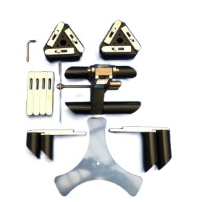 Internal debeader set 315-450mm. Cutter head + supports. (rods not included) Stainless steel