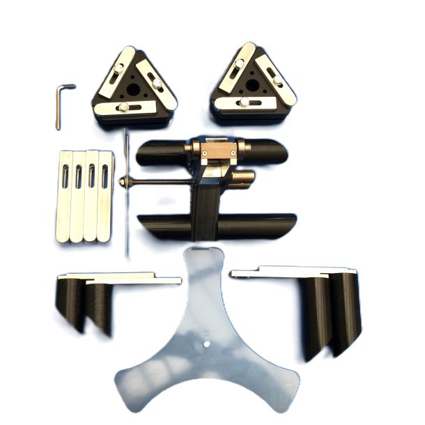 Internal debeader set 315-450mm. Cutter head + supports. (rods not included) Stainless steel