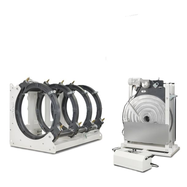 Stuksvejsemaskine, H�rner 1000 mm,  inkl. H�vl, spejl, trykkarakteristik med reduktioner 630, 710, 800, 900 mm. SN:_