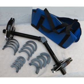 Holdev�rkt�j �180 mm. lige og vinklet med reduktioner 63-90-125 mm. og taske