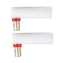 Adapter s�t H�rner (vinkel)  FF rund 4,7 mm (Maskine) til 4,0 mm (Muffe)