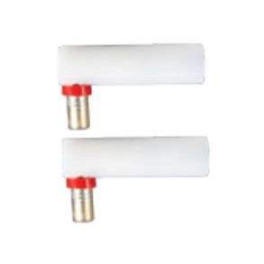 Adapter s�t H�rner (vinkel)  FF rund 4,7 mm (Maskine) til 4,0 mm (Muffe)
