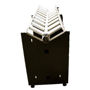 V-formet rullebane til BSM 450, aftagelig version uden drev, l�ngde 2m bredde 580 mm, h�jde 870 mm Sendes som et s�t til selvmontering