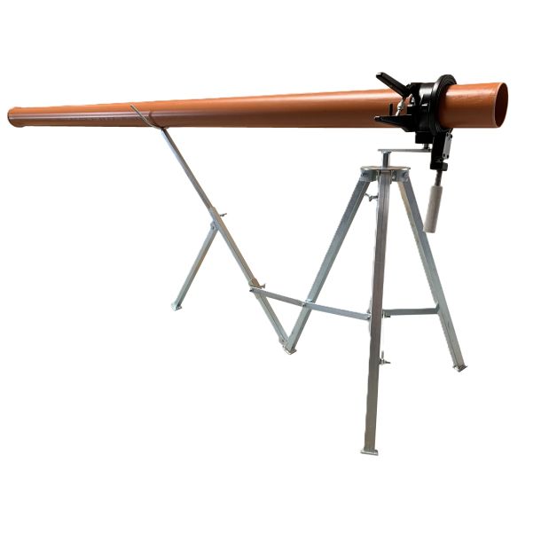 Stativ for lukket r�rsk�rer. Universal og med r�r-st�tte p� siden.  Passer til BSM r�rsk�rer,  CK- og Rocut r�rsk�rer.