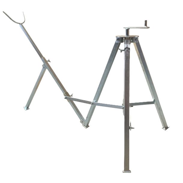 Stativ for lukket r�rsk�rer. Universal og med r�r-st�tte p� siden.  Passer til BSM r�rsk�rer,  CK- og Rocut r�rsk�rer.