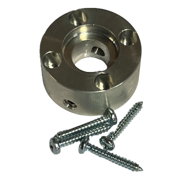 67.010 - Alubase Rund Munsch Mini+18+25. 32xH15 mm.