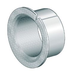 Glideleje teflonbelagt, NB1F 25215 �25 med flange L21,5mm