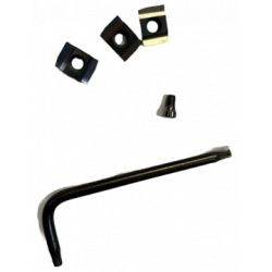 Sk�r til Omisa Rotationsskraber SCR/180 SCR/400- s�t med: 3 stk. platter 1 stk skrue 1 stk n�gle SCR-L