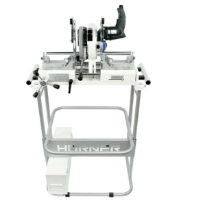 Stuksvejsemaskine, H�rner, HWT 160M, 160mm, Fjedermaskine inkl. Reduktioner.  Komplet set med stativ, og kasse for reduktioner     SN:_