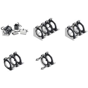 Stuksvejsemaskine, H�rner 315 mm, Manuel, LI (4-3-2) komplet med trykkarakteristik og Alu reduktioner 90, 110, 125, 140, 160, 180, 200, 225, 250A, 280 mm. SN:_