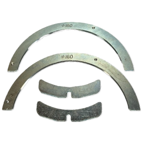 160 til 160 reduktioner til HWT 160  2 halvparter + 2 r�rst�tter