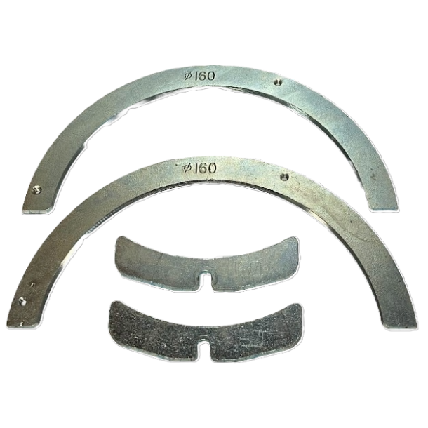 160 til 160 reduktioner til HWT 160  2 halvparter + 2 r�rst�tter