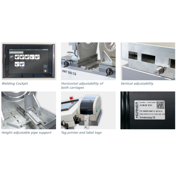 HRNER HWT 500 CS Vrkstedsmaskine 500mm med servomotorer