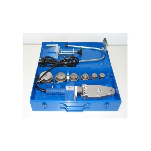 HHSW-63-W-SET Spigot and Socket mirror 63 mm. Digital incl. Metal case, spigots