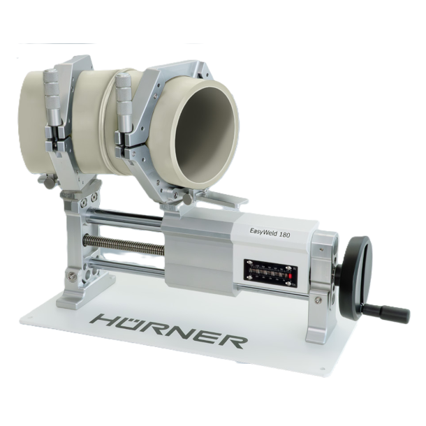 HRNER EasyWeld 180 (230 V), incl. horizontal adjustment O.D. 50 - 180 mm.