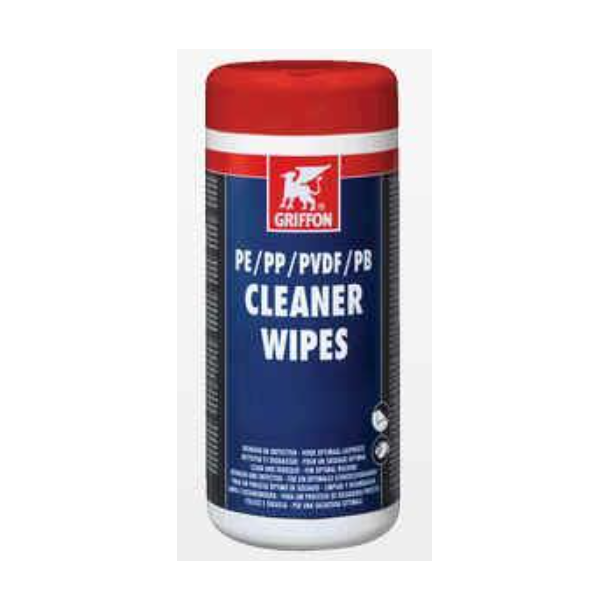 GRIFFON PE/PP/PVDF/PB renseserviet, Plastdispenser med 100 STK. BISON Wipes (1PK= 6 stk)
