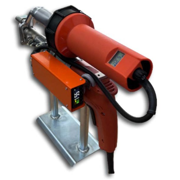 Ekstruder, HSK10.2 DE Digital, 230V. Digital med egen luftforsyning. V�gt 4,4 kg. Output PE 1 kg/h