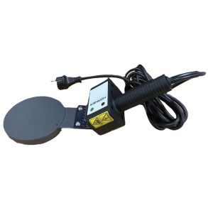 H�rner 120 mm 30� h�ndholdt svejsespejl med fast temperatur indstilling (PE/PP)