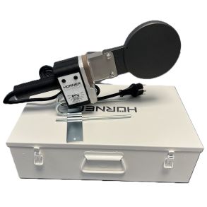 Handheld heating element HSE  120 mm, 230 V W/ temp. control, w/ tabletop stand and transport case