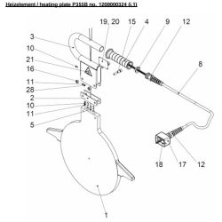 Svejsespejl Rothenberger til P355B, 2500W (uden styreboks)