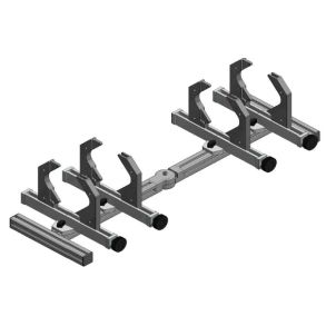 Holding tool 75-180 mm, 0-90 degrees. 4 pieces of prism fasteners. Delivered in wooden box