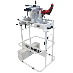 Butt welding machine, H�rner, 160mm, Spring loaded incl. Reductions ( (32* ), 40, 50, 56, 63, 75, 90, 110, 125, 140) Complete set with frame and box for reductions  SN:_________