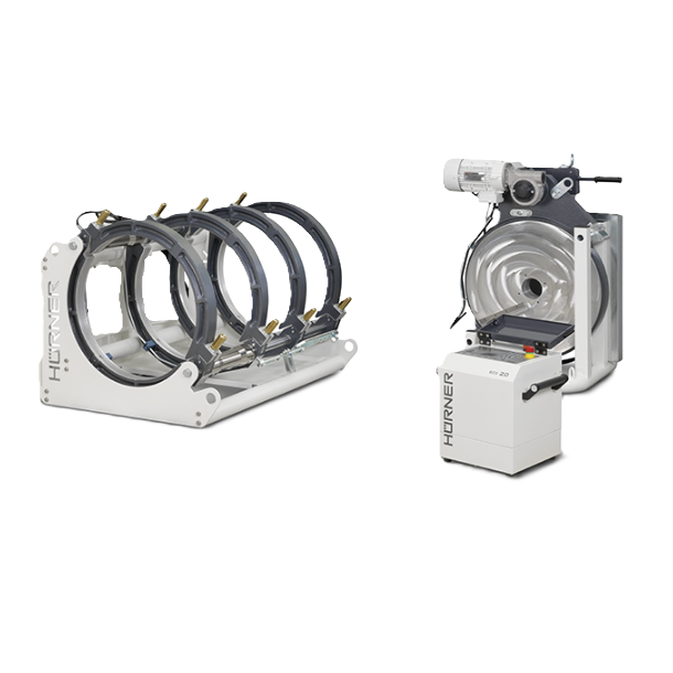 Butt welding machine, H�rner 630 mm, CNC eco 2.0 incl. planer, mirror, pressure characteristics, and reducers (315, 355, 400, 450, 500, 560). SN:_