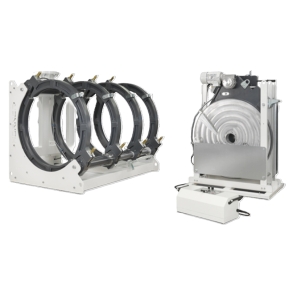 Stuksvejsemaskine, H�rner 800 mm,  inkl. H�vl, spejl, trykkarakteristik med reduktioner 500, 560, 630, 710 mm. SN:_