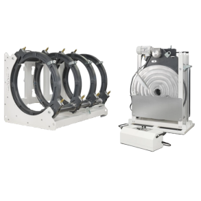 Stuksvejsemaskine, H�rner 1200 mm.  inkl. H�vl, spejl, trykkarakteristik med reduktioner 630, 710, 800, 900, 1000 mm. SN:_
