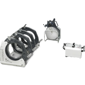 Stuksvejsemaskine, H�rner 355mm, Manuel Inkl trykkarakteristik og med Alu reduktioner str. 90, 110, 125, 140, 160, 180, 200, 225, 250A, 280, 315 mm. SN:_