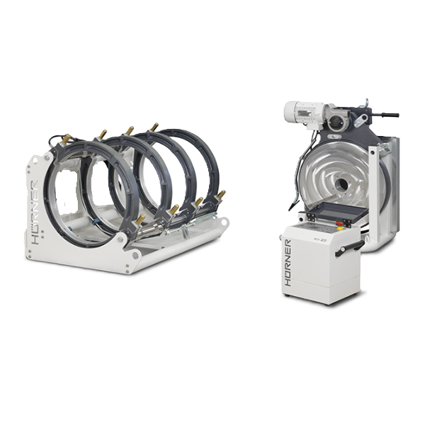 Stuksvejsemaskine, Hrner 630 mm, CNC eco 2.0 inkl. Hvl, spejl,trykkarakteristik og reduktioner (315 , 355, 400, 450, 500, 560).  SN:_