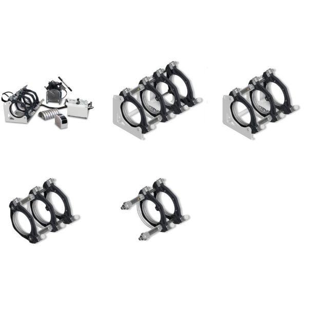 Stuksvejsemaskine, Hrner 315 mm, Weldcontrol LI (4-3-2) inkl. Hvl, spejl, trykkarakteristik og og Alu reduktioner 90, 110, 125, 140, 160, 180, 200, 225, 250A, 280) SN:_