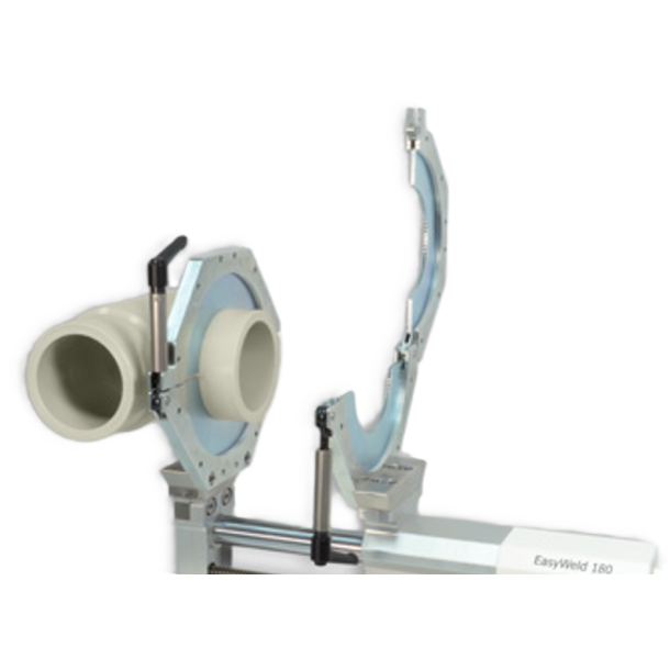 HRNER EasyWeld 180 (230 V), incl. horizontal adjustment O.D. 50 - 180 mm.