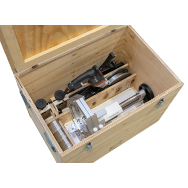 HRNER EasyWeld 180 (230 V), incl. horizontal adjustment O.D. 50 - 180 mm.