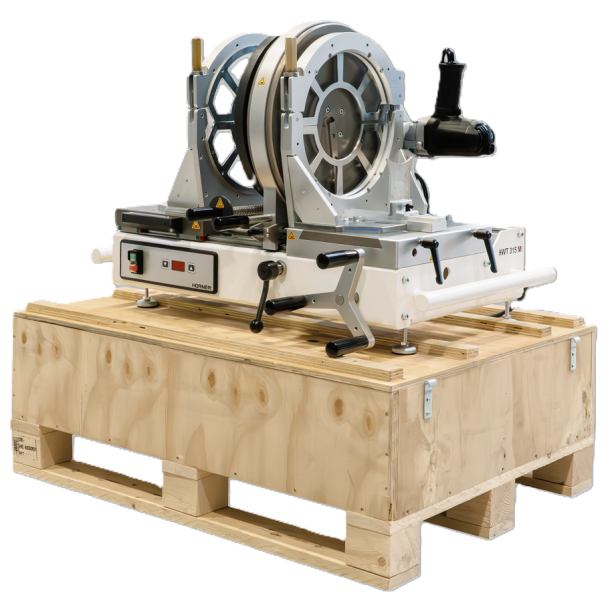 Stuksvejsemaskine, H�rner HWT 315 MI, 315mm, Fjedermaskine inkl. solid tr�kasse til reduktioner SN:_