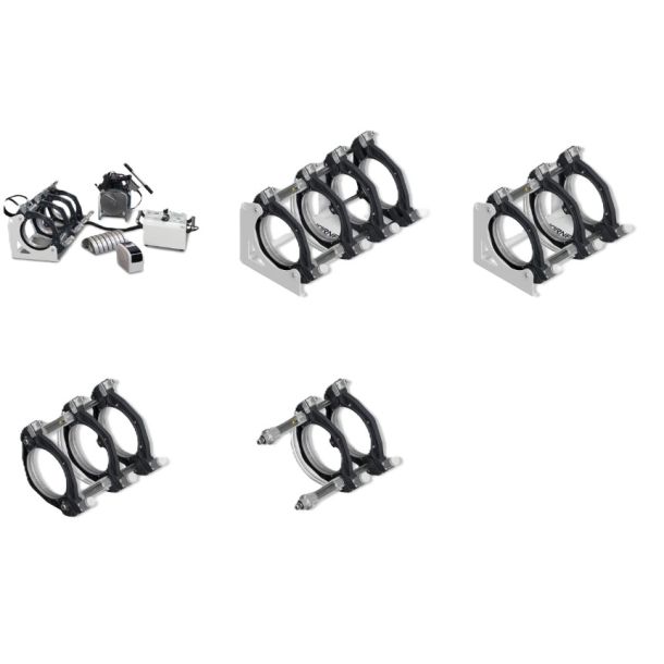 Butt-welding system H�RNER WeldControl 355 LI, the 4–3–2 machine, 230 V, incl. reducer inserts as a set (O.D. 90 - 315 mm)